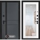 Входная дверь EVOLAB с Зеркалом 18 - Белое дерево
