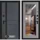 Входная дверь EVOLAB с Зеркалом 18 - Бетон светлый