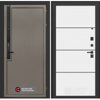 Лаб 1 Про 25 - Белый софт, черный молдинг