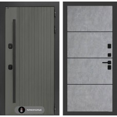 Термолаб 1 тепло 25 - Бетон светлый, черный молдинг