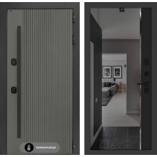 Термолаб 1 тепло с зеркалом (тонированное) Панорама - Черный кварц