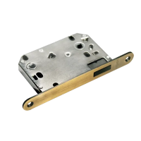 Замок межкомнатный 2070M AB магнитный, сантехнический, цвет античная бронза