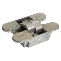 Петля скрытая HH-3 SN 3D, врезная, цвет матовый никель, ЦАМ