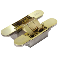 Петля скрытая HH-16 PG 3D, врезная, цвет золото, ЦАМ