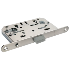 Защелка межкомнатная M1885 SN магнитная под цилиндр, цвет - мат.никель