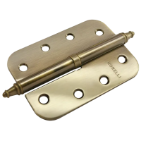 Петля разъемная MS-C 100X70X2.5 AB R правая скругленная, врезная, цвет бронза, сталь