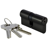 60C BL, ключевой цилиндр (60мм), цвет - черный