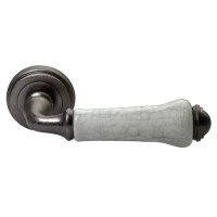 UMBERTO, ручка дверная MH-41-CLASSIC OMS/GR, цвет - старое мат.серебро/серый