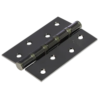 Петля карточная универсальная стальная MS 100X70X2.5-4BB BN, врезная, цвет черный никель, сталь