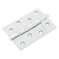 Петля универсальная карточная MS 100X70X2.5-4BB W стальная, врезная, цвет белый, сталь