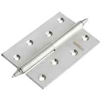 Петля разъемная стальная MS 100X70X2.5 L SN левая, врезная, цвет матовый никель, сталь