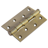 Петля универсальная карточная MBU 100X70X3-4BB AB латунь, врезная, цвет бронза