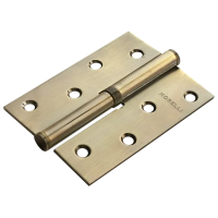 Петля универсальная разъемная MSD 100X70X2.5 AB L стальная левая, врезная, цвет бронза