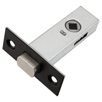 Защелка межкомнатная B6-45 BL,врезная, цвет черный