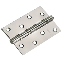 Петля универсальная карточная MS 100X70X2.5-4BB PC стальная, врезная, цвет хром, сталь