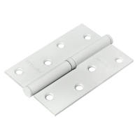 Петля карточная разъемная MSD 100X70X2.5 W L стальная левая, врезная, цвет белый