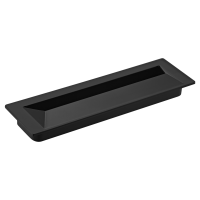 Ручка для раздвижных дверей MHS128 BL, цвет черный, сталь