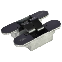 Петля скрытая HH-18 B 3D, врезная, цвет черный, ЦАМ