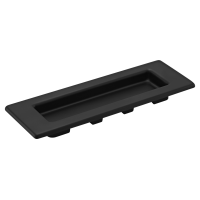 Ручка для раздвижных дверей MHS153 BL, цвет черный, сталь