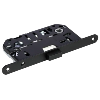 Защелка межкомнатная IM L B NP магнитная под цилиндр, цвет - черный