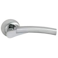 HALL, ручка дверная MH-19 SC/CP, цвет - мат.хром/хром