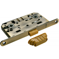 Замок межкомнатный TWICE M1885 AB магнитный, цвет античная бронза