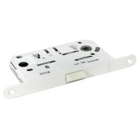 1895P W, защелка бесшумная многофункциональная, цвет - белый