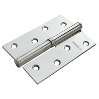 Петля разъемная MSD 100X70X2.5 SN R правая, врезная, цвет белый никель, сталь