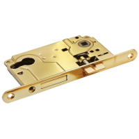 L1885 PG, замок с ригелем под цилиндр, цвет - золото