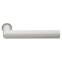 Ручка дверная VOSTOK-RM BIA раздельная без розетки, цвет белый, ЦАМ