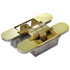 Петля скрытая HH-6 PG 3D, врезная, цвет золото, ЦАМ