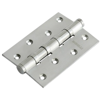 Петля карточная универсальная MBU 100X70X3-4BB SN латунь, врезная, цвет белый никель