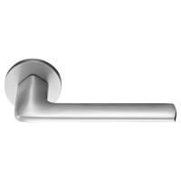 Ручка дверная "OAKA" на круглой розетке 6 мм, MH-61-R6 MSC цвет - мат. сатинированный хром