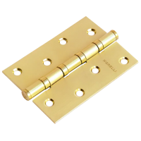 Петля универсальная карточная MS 100X70X2.5-4BB SG стальная, врезная, цвет матовое золото