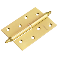 Петля разъемная карточная стальная MS 100X70X2.5 R SG правая, врезная, цвет матовая латунь, сталь