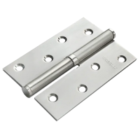 Петля карточная разъемная MSD 100X70X2.5 PC R стальная правая, врезная, цвет хром