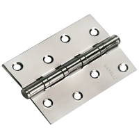 Петля универсальная MS 100X70X2.5-4BB SN стальная, врезная, цвет белый никель, сталь