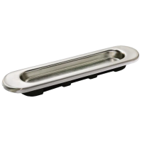 MHS150 SN, ручка для раздвижных дверей, цвет - бел. никель