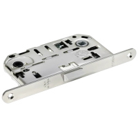 Замок межкомнатный IP WC PC бесшумный, сантехнический, цвет хром