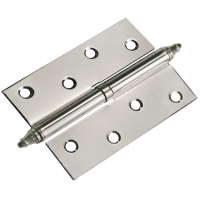 Петля разъемная стальная MS 100X70X2.5 R SN правая, врезная, цвет матовый никель, сталь