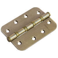 Петля универсальная карточная MS-C 100X70X2.5-4BB AB стальная скругленная, врезная, цвет бронза