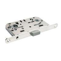 Защелка межкомнтная M1885 SC магнитная под цилиндр, цвет - матовый хром