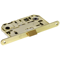 Замок межкомнатный IP WC PG бесшумный, сантехнический, цвет золото