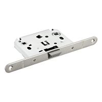 Замок межкомнатный 1870P SN без ответной планки, бесшумный, сантехнический, цвет никель