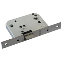 Замок межкомнатный 2070 BN, сантехнический, цвет черный никель