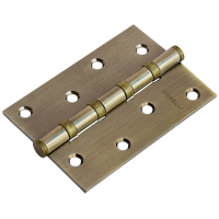 Петля карточная универсальная MS 100X70X2.5-4BB AB стальная, врезная, цвет бронза, сталь