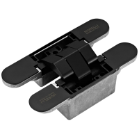 Петля скрытая HH-16 B 3D, врезная, цвет черный, ЦАМ