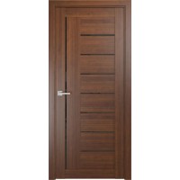 ЛУ-17 орех темный (стекло лакобель чёрный)