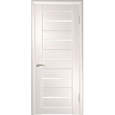 ЛУ-22 (Беленый дуб, стекло лакобель белое, 900x2000)