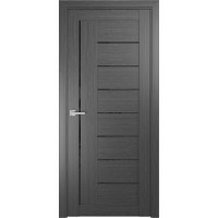 ЛУ-17 серая (стекло лакобель черный)